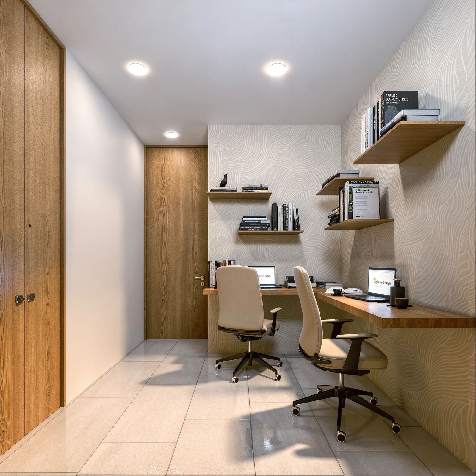 Espacio Flex configurado como oficina