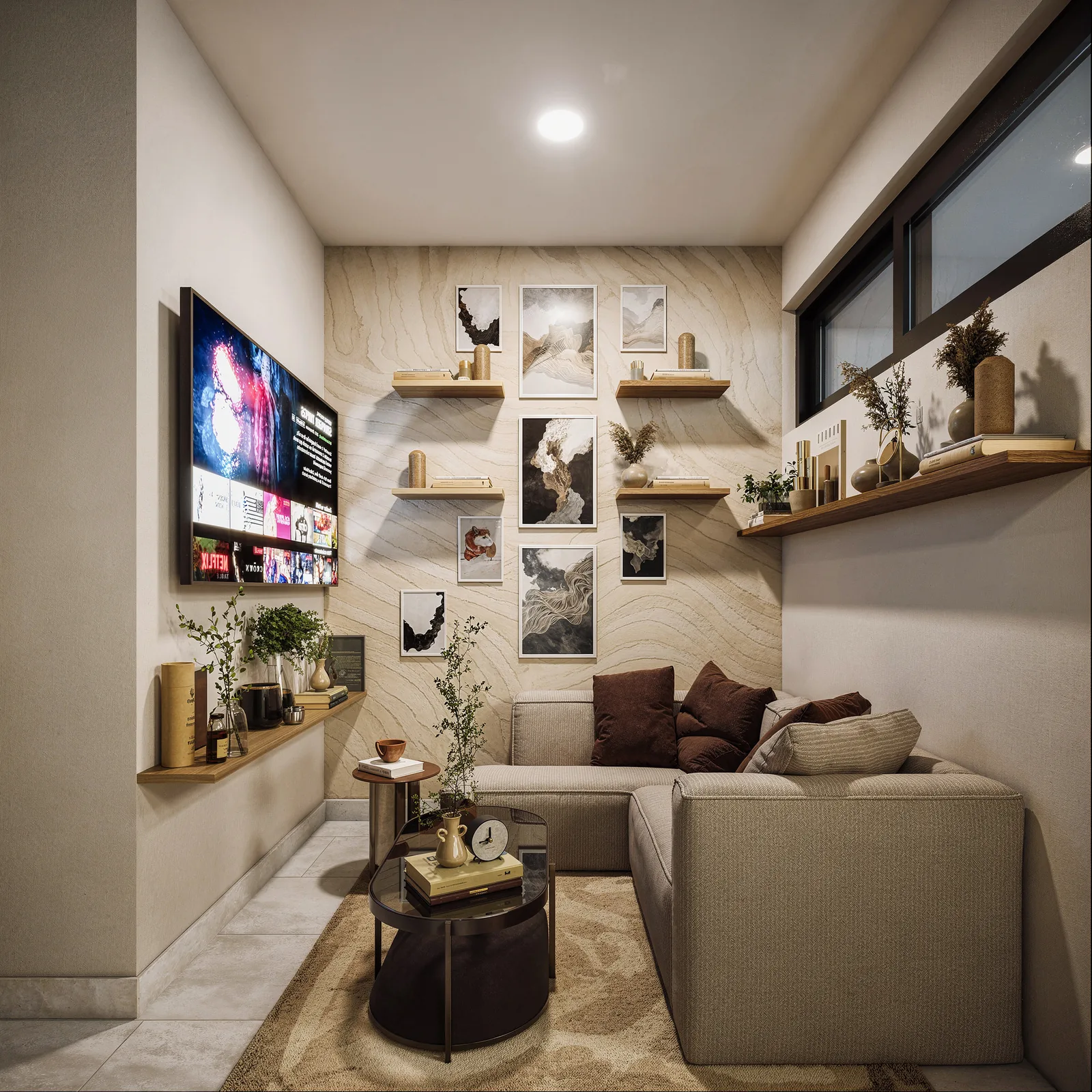 Espacio Flex configurado como estudio de TV