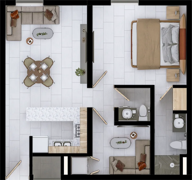 Planta Breeze con el Flex como estudio de TV